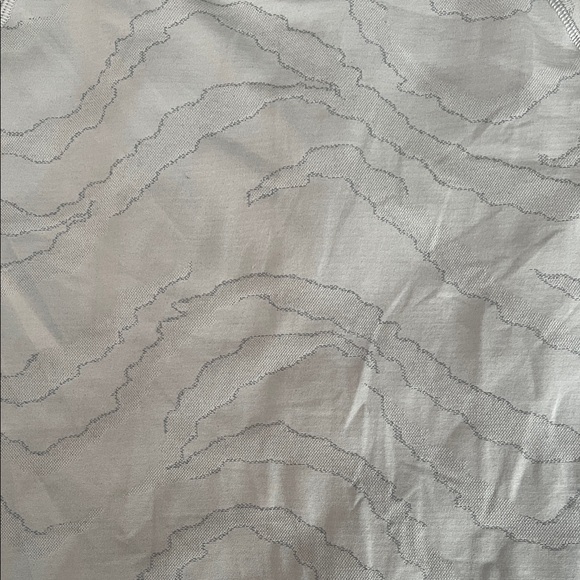 Athleta Light Blue Textured Short Sleeve Tee - Picture 3 of 4